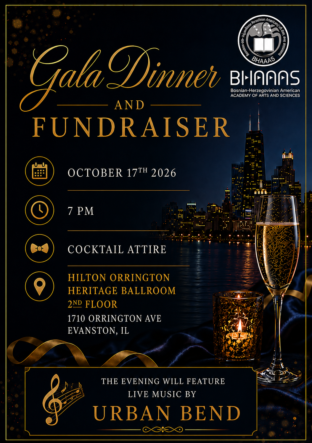 BHAAAS Gala Dinner and Fundraiser - October 17th 2026