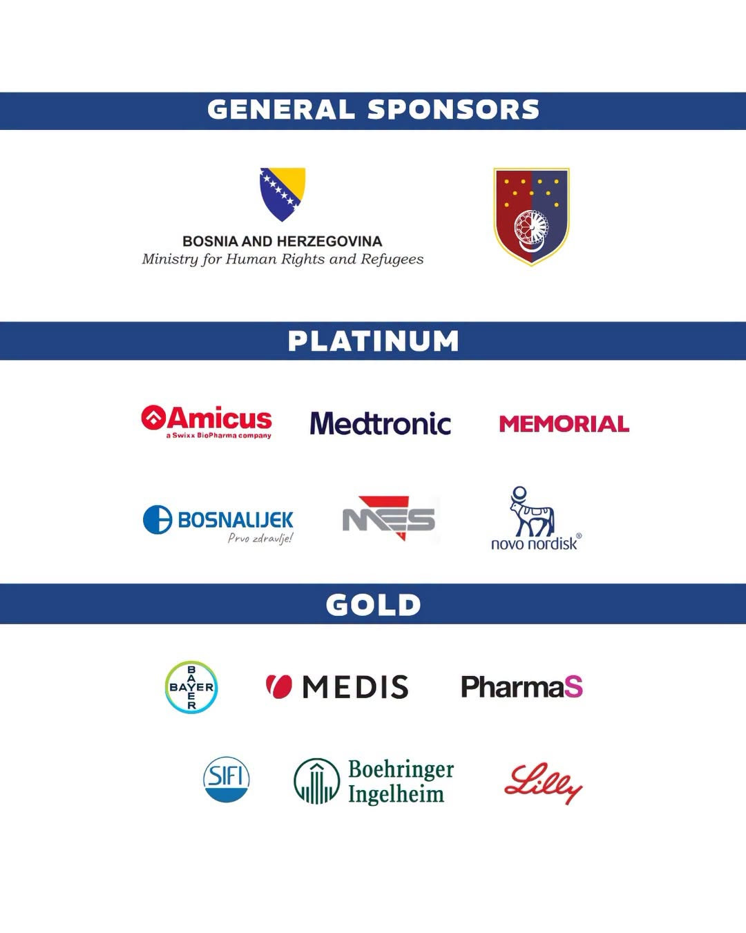 Gratitude to sponsors, partners and friends of the 17th BHAAAS Day