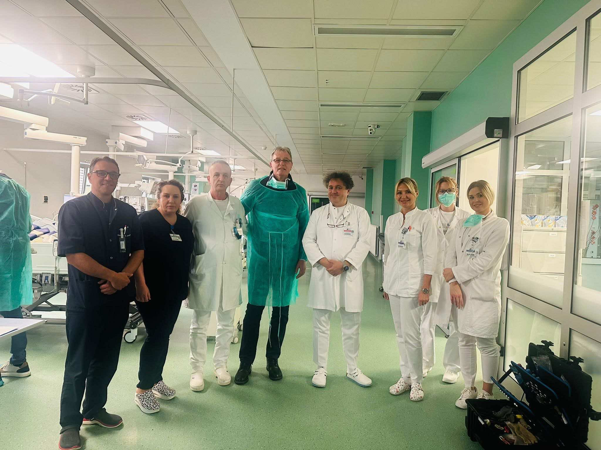 Cooperation between BHAAAS and KCUS brings new knowledge and international standards to the Intensive Care Department of the Clinical Center