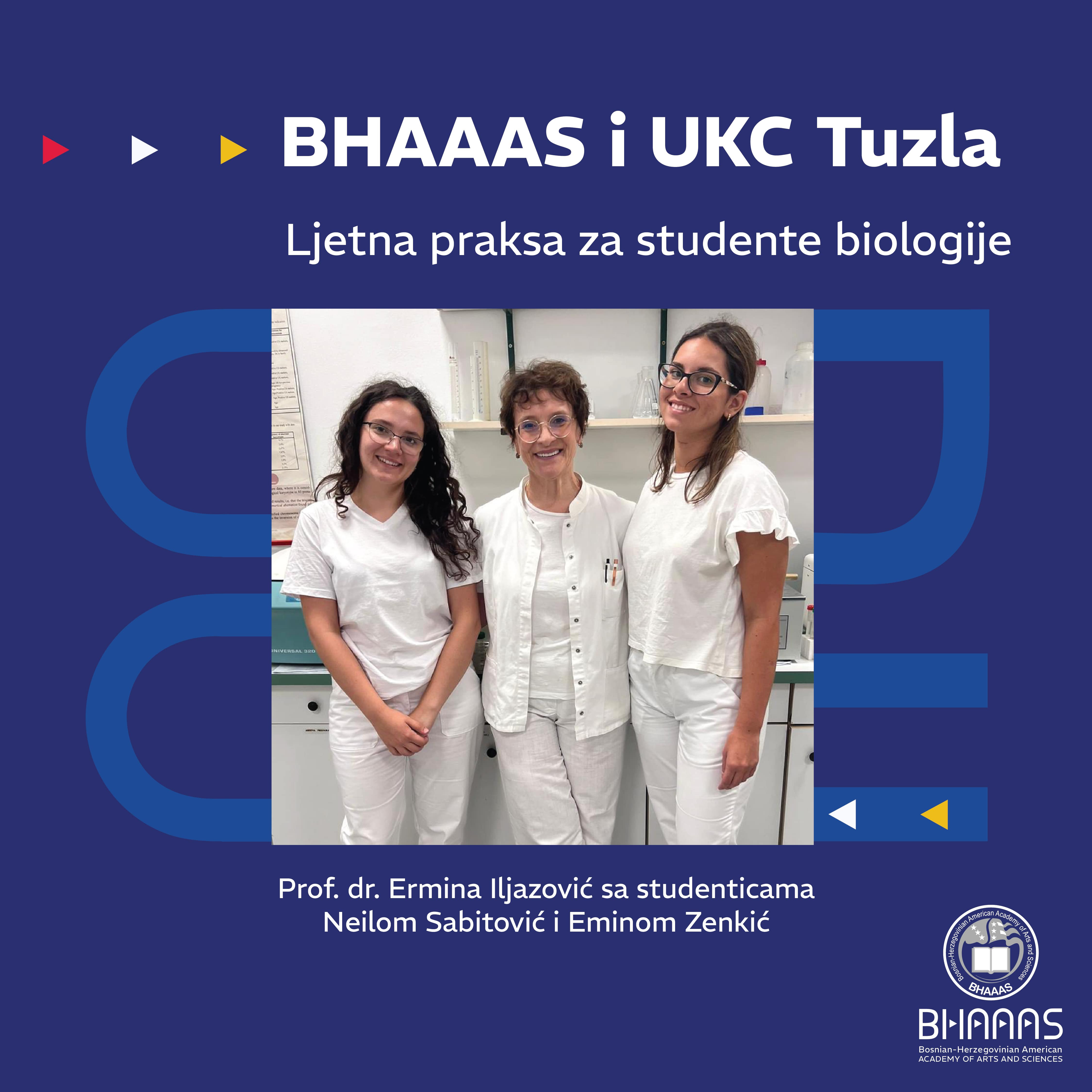 Practical experience at the Polyclinic for Laboratory Diagnostics: Summer internship for biology students at UKC Tuzla