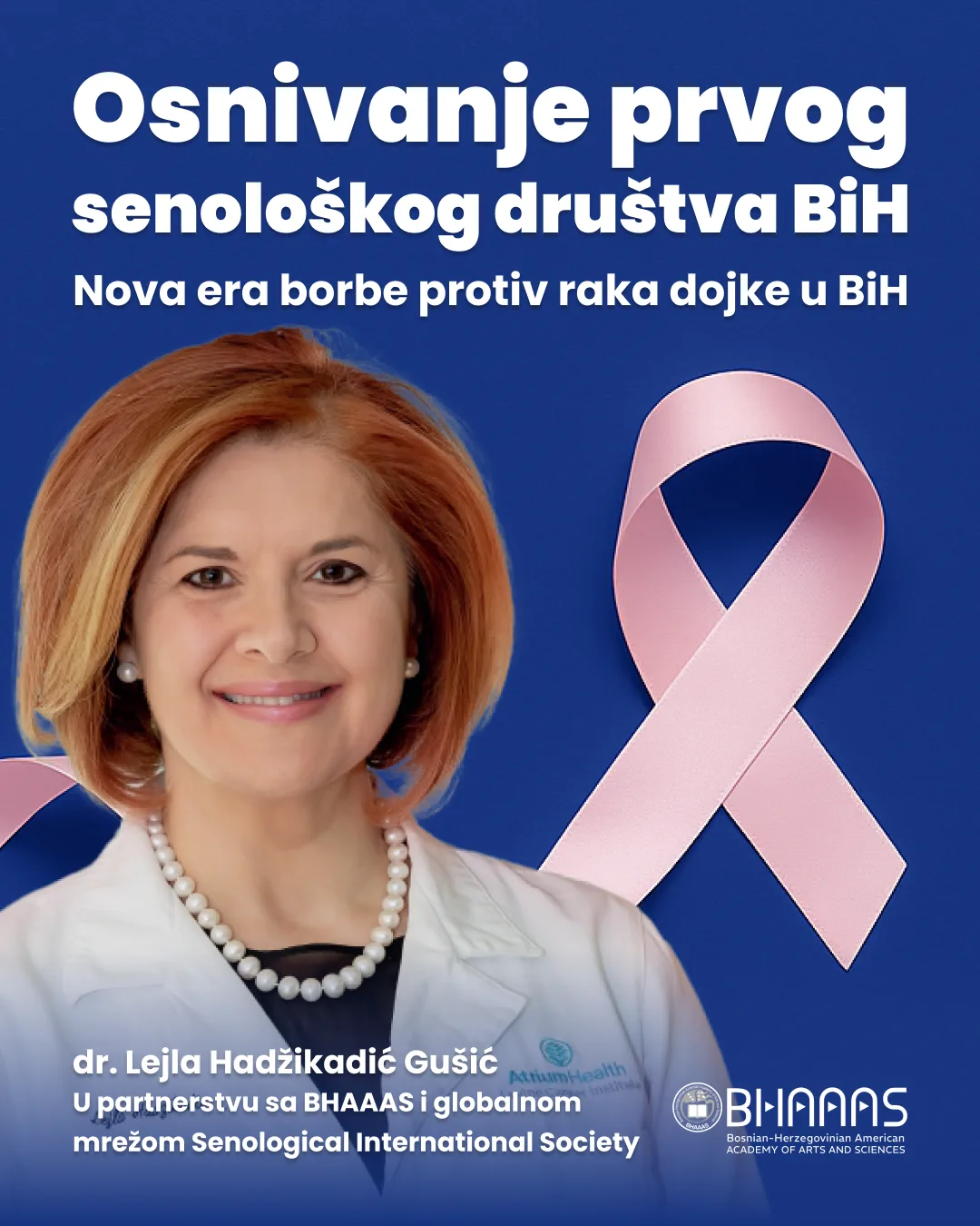 Pionirski iskorak u borbi protiv raka dojke: osniva se prvo Senološko društva u BiH