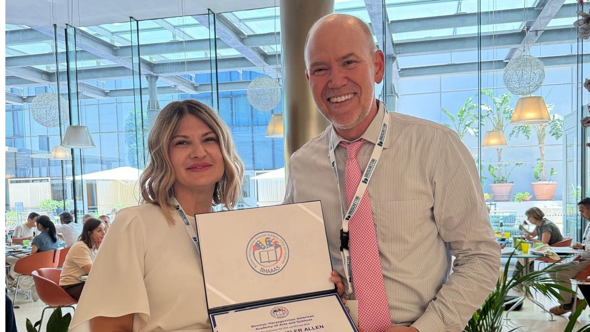 Prof. Dr. Richard Allen Named Honorary Member of BHAAAS for His Outstanding Contribution to the Development of Ophthalmology in Bosnia and Herzegovina