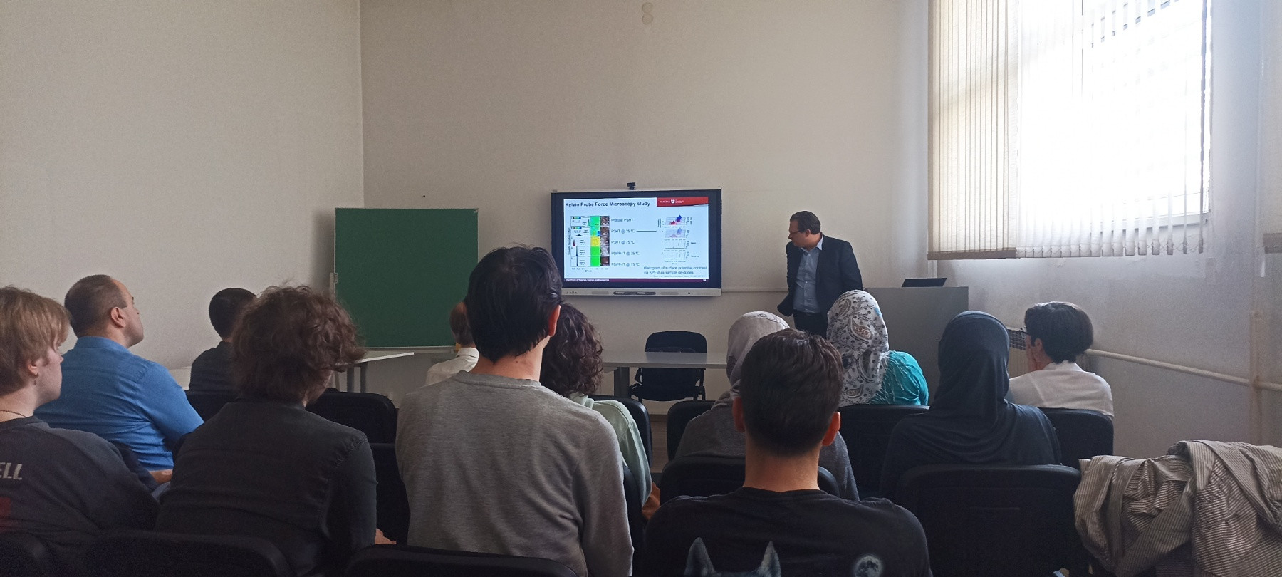 Knowledge Transfer from the Diaspora: Lecture by Prof. Zlatan Akšamija at the Faculty of Natural Sciences and Mathematics